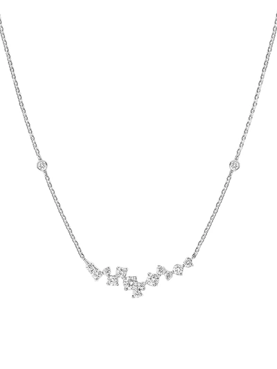 Djula Women's Mini Line Fairytale 18k White Gold & Diamond Pendant Necklace