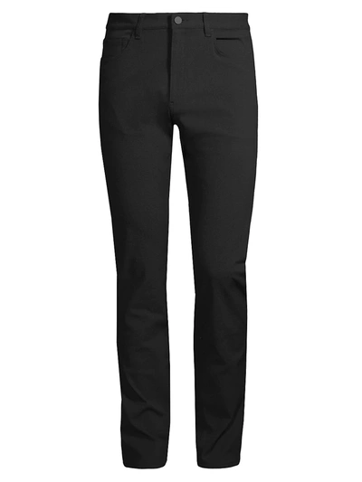 Theory Raffi Neoteric Twill Five-pocket Jeans In Black