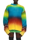 AGR WOMEN'S HAND-DYED GRADIENT SWEATER,400015140293