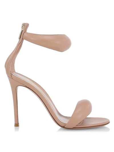 Gianvito Rossi Women's Bijoux Nappa Leather Sandals In Peach
