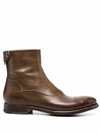 ALBERTO FASCIANI WINDY LEATHER BOOTS