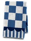 Mackenzie-childs Royal Check Hand Towel In Blue/white