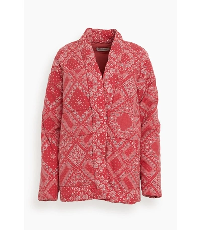 Overlover Kerry Jacket In Faded Red Bandana | ModeSens