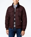 TOMMY HILFIGER MEN'S FOUR-POCKET FILLED PERFORMANCE BOMBER JACKET