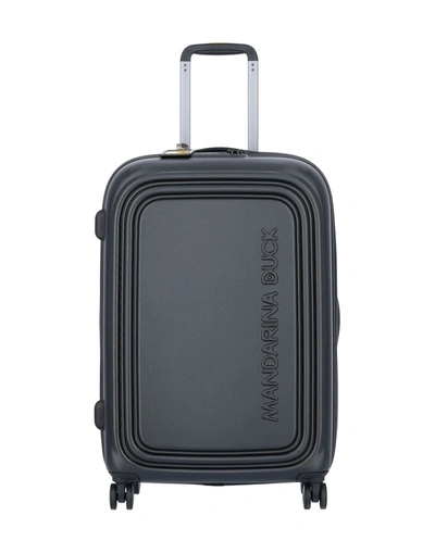 Mandarina Duck Wheeled Luggage In Black