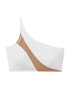 Norma Kamali Bikini Tops In White