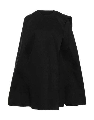 Valentino Capes & Ponchos In Black