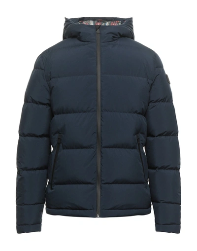 Mc2 Saint Barth Hooded Down Padded Jacket Snoopy Print Peanuts Special Edition In Dark Blue