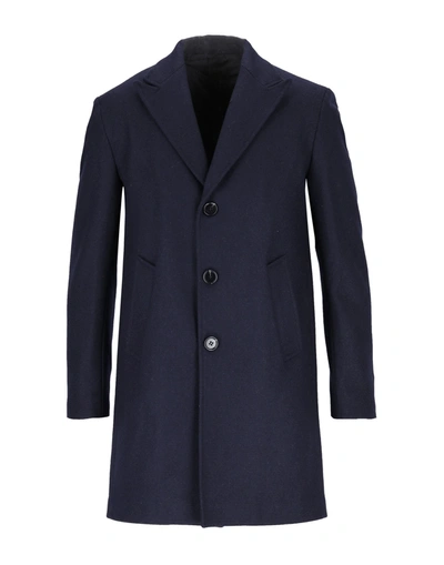 Neill Katter Coats In Dark Blue