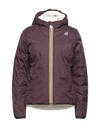 K-way Down Jackets In Purple