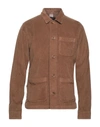 CINQUE CINQUE MAN JACKET BROWN SIZE XXL COTTON, ELASTANE,63008971SC 5