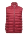 Barbour Down Jackets In Maroon