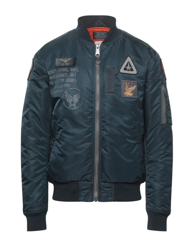 Schott Jackets In Slate Blue