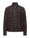 Belstaff Jackets In Maroon