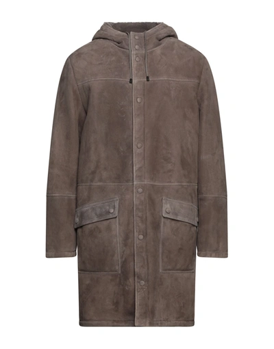 Olivieri Coats In Khaki