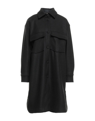 Paola Prata Coats In Black