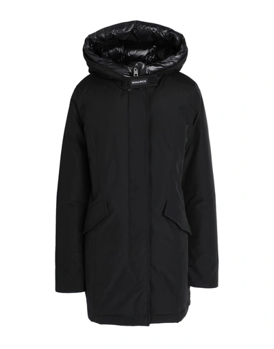 Woolrich Down Jackets In Black