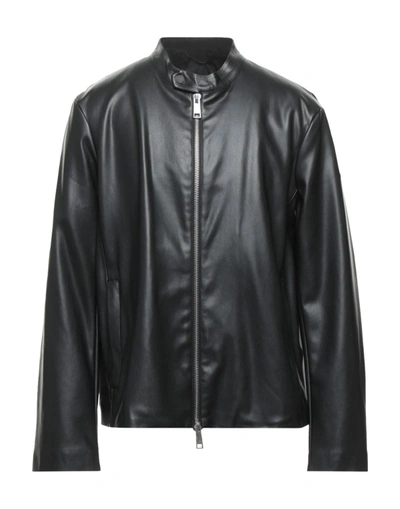 Armani Exchange Jackets In Black