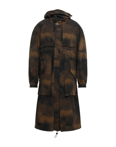 A-cold-wall* Hooded Parka In Brown