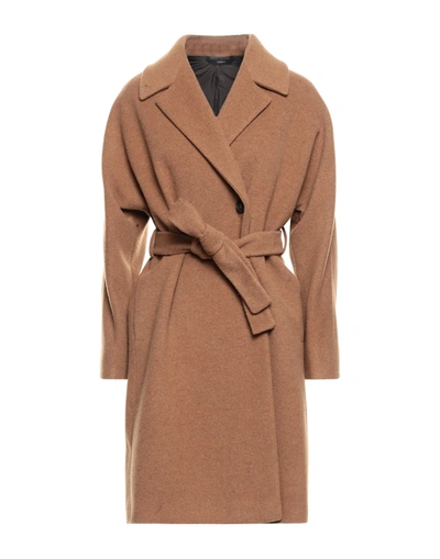 Hevo Coats In Beige