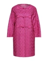 Ermanno Scervino Overcoats In Fuchsia