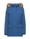 Napapijri Coats In Blue