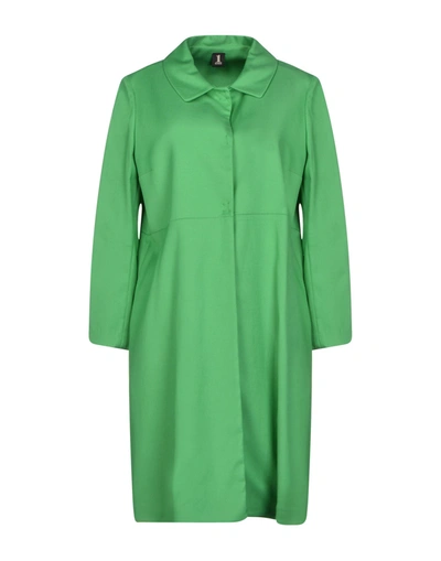 1-one Overcoats In Green