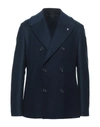 Lubiam Coats In Blue