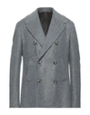 Lubiam Coats In Grey
