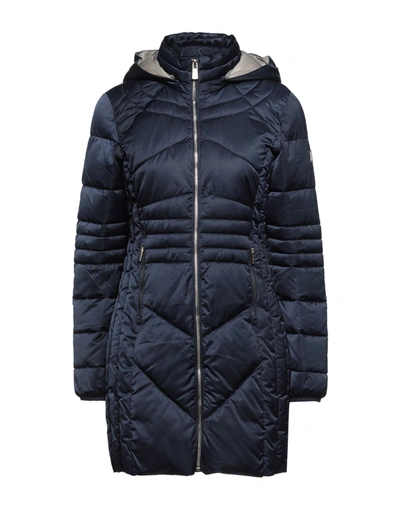 Yes Zee By Essenza Down Jackets In Blue