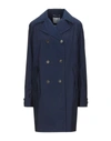 Malo Overcoats In Blue