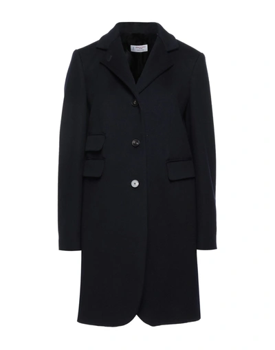 Alberto Biani Coats In Dark Blue