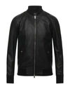 Brian Dales Man Jacket Black Size 36 Soft Leather