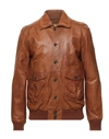 Andrea D'amico Jackets In Tan
