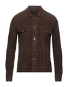 Andrea D'amico Jackets In Brown