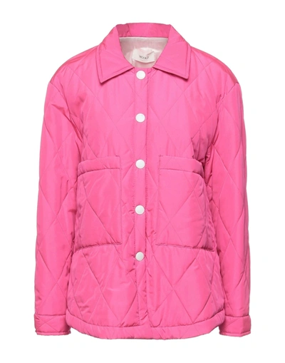 Vicolo Down Jackets In Fuchsia