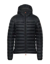 Save The Duck Juncus Hooded Harrington Jacket In Black