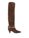 Alevì Milano Knee Boots In Brown