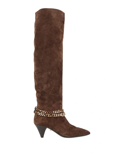 Alevì Milano Knee Boots In Brown