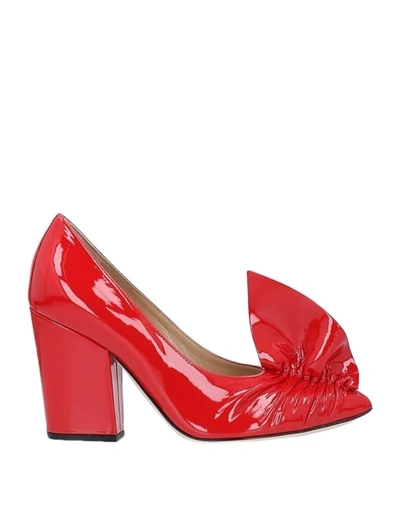 Sergio Rossi Pumps In Red