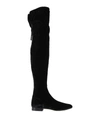 Alberta Ferretti Thigh High Over-the-knee Boots In Black