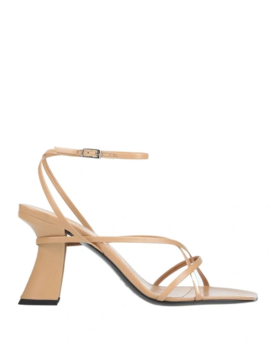 By Far Sandals In Camel