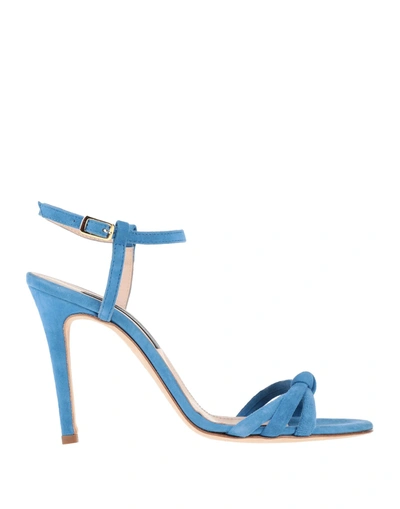 Nora Barth Sandals In Pastel Blue