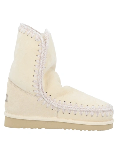 Mou Ankle Boots In Ivory