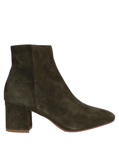 Liu •jo Ankle Boots In Military Green
