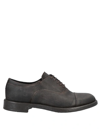 Daniele Alessandrini Homme Lace-up Shoes In Dark Brown