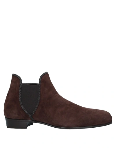 Lidfort Ankle Boots In Cocoa
