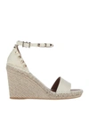 Valentino Garavani Sandals In White