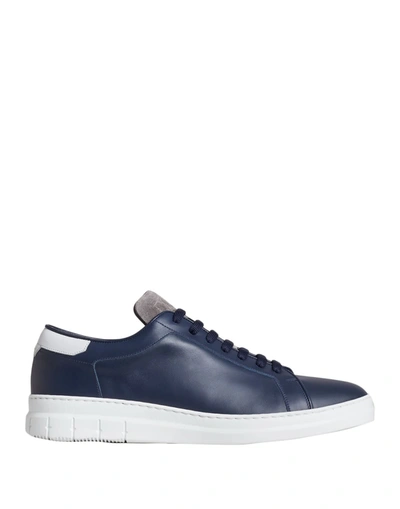 Dunhill Sneakers In Dark Blue