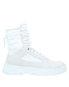 Versace Ankle Boots In White